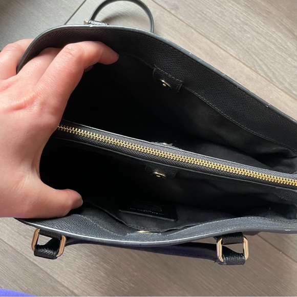 Black Coach Bag with Chain Crossbody - Picture 10 of 16